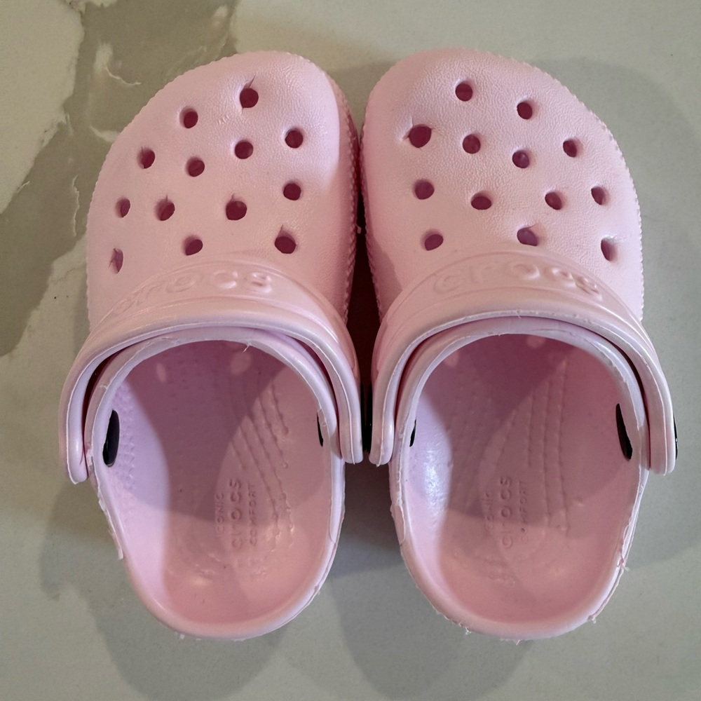 Pink Toddler Crocs Size 5